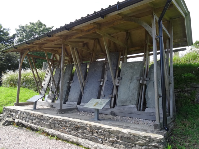 Carved Grave stones at Lismore Cathedral