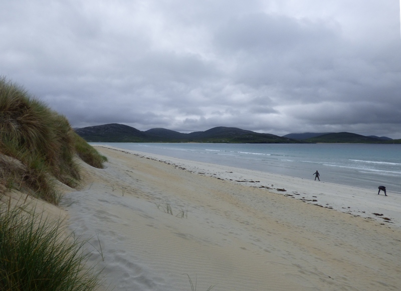 Losgaintir Beach on a moody grey day