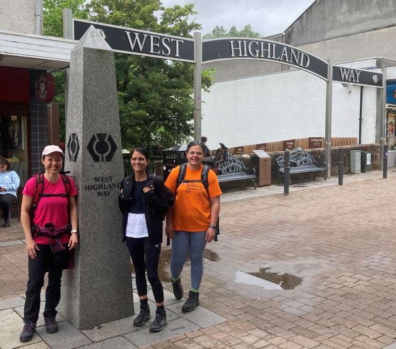 Starting point of the West Highland Way in Milngavie