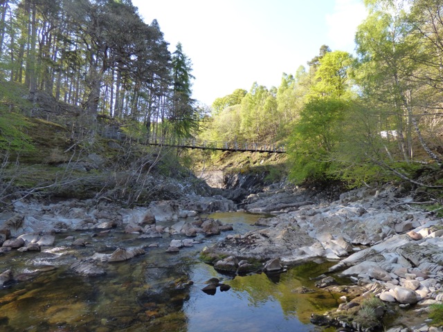 looking downstream to Monessie Gorge