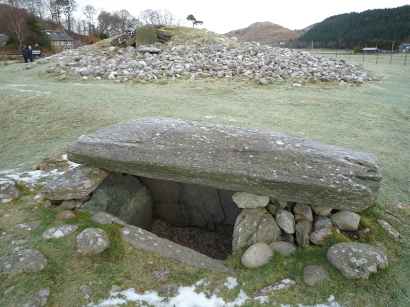 Burial cist at Nether Largie south cairn