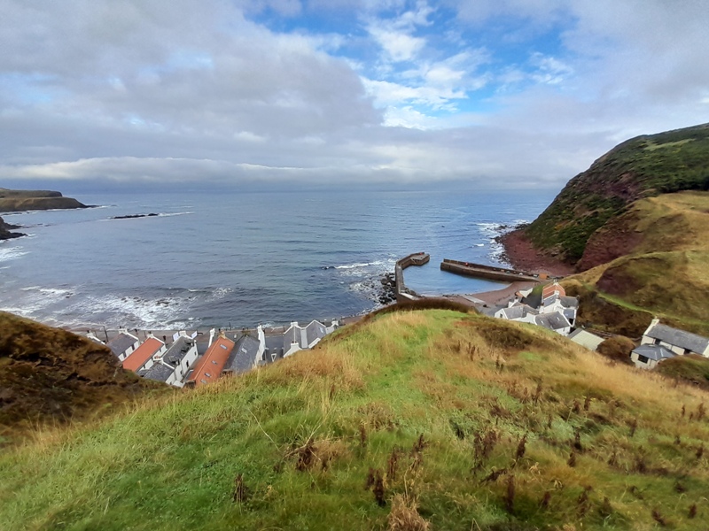 Looking down on Pennan