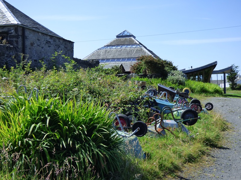 Easdale Wheel barrows beside harbour