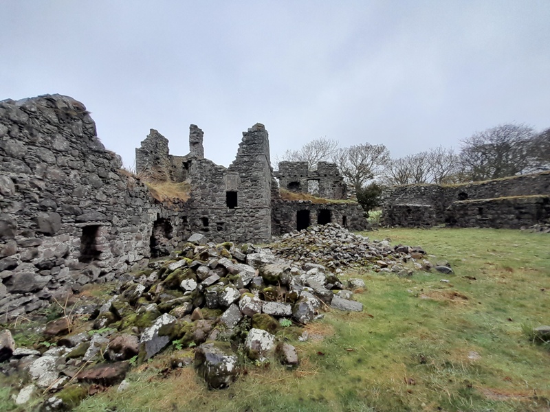 Courtyard of Pitsligo Castle