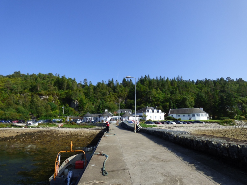 Port Appin viewed from pier