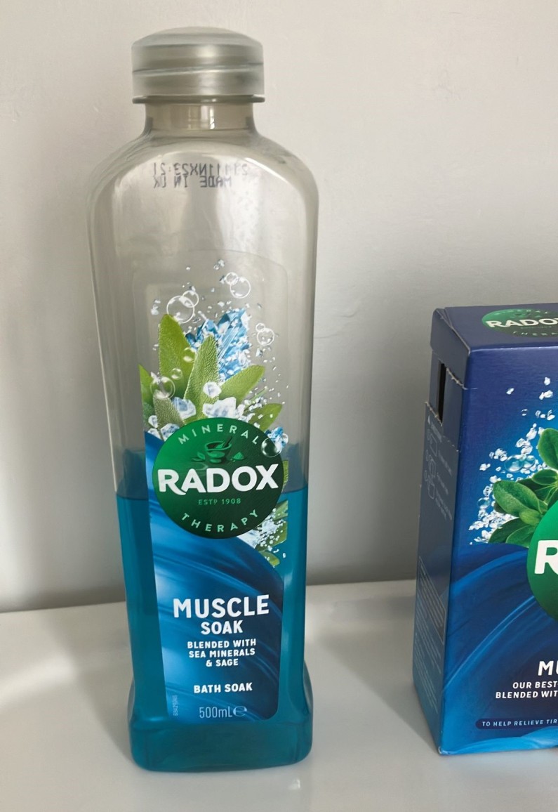 Radox Muscle Soak - works wonders after a hard hike on the West Highland Way