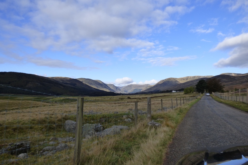 Road into Glen Clova