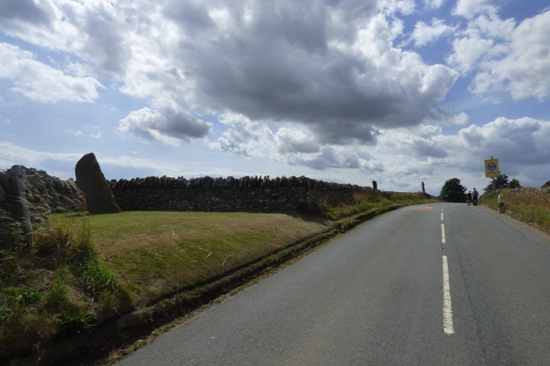 Aberlemno stones beside B9134 road