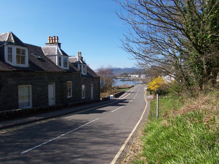 The road into Rockcliffe