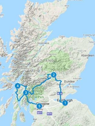 3 - 5 days in Scotland Itinerary Ideas