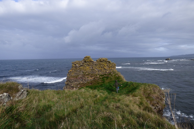 Ruins of Turnberry Castle where Robert The Bruce was born