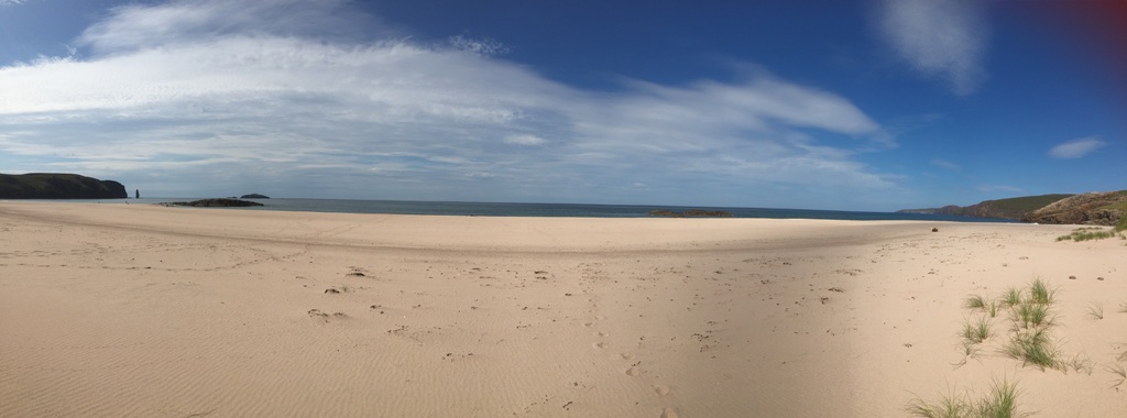 Sandwood Bay golden sands