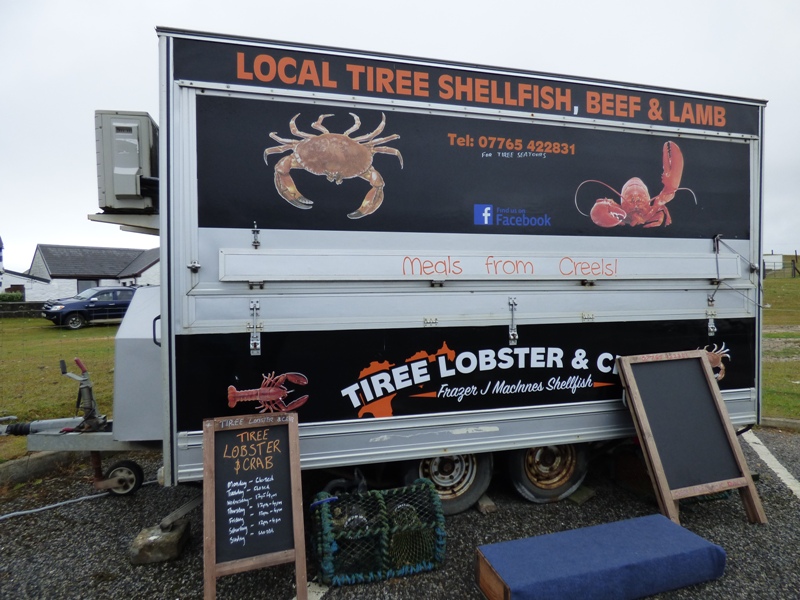 Scarinish seafood van on Tiree