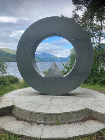 Sculpture at Rowardennan