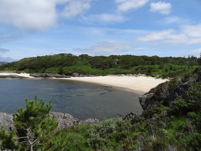 Secret Beach in Scotland