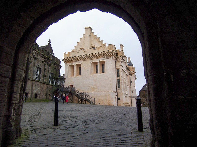 Stirling Castle Approach to Great Hall from Outer Close