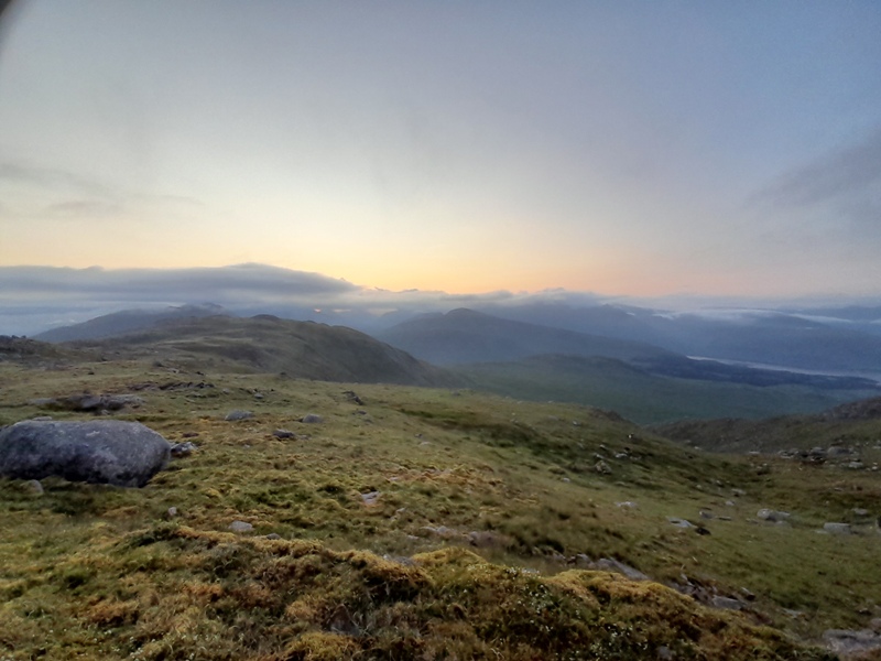 Summer Solstice dawns in the Scottish Highlands 