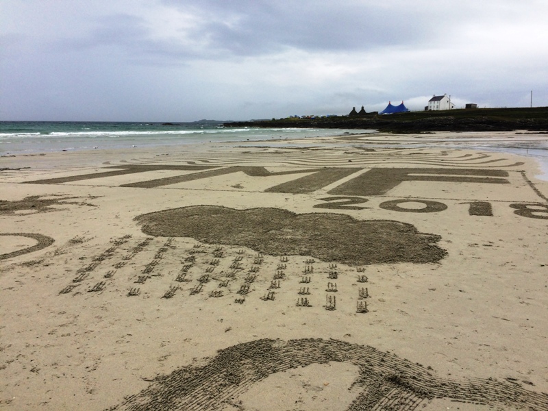 Tiree Music Festival - Beach Art