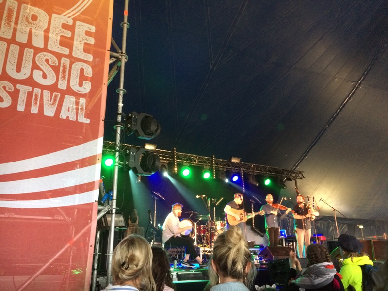 Tiree Music Festival stage