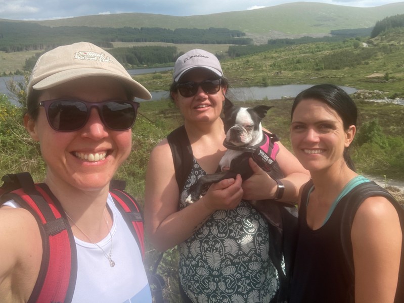 Hiking in the Galloway Hills to train for the West Highland Way