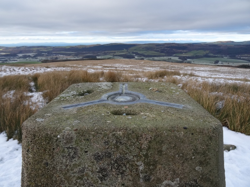 Ordnance Survey Trig Point on Barony Hill, South Ayrshire