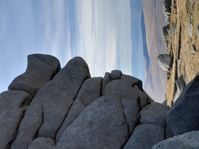 Rock formation on Arran that looks like Donald Trump in profile