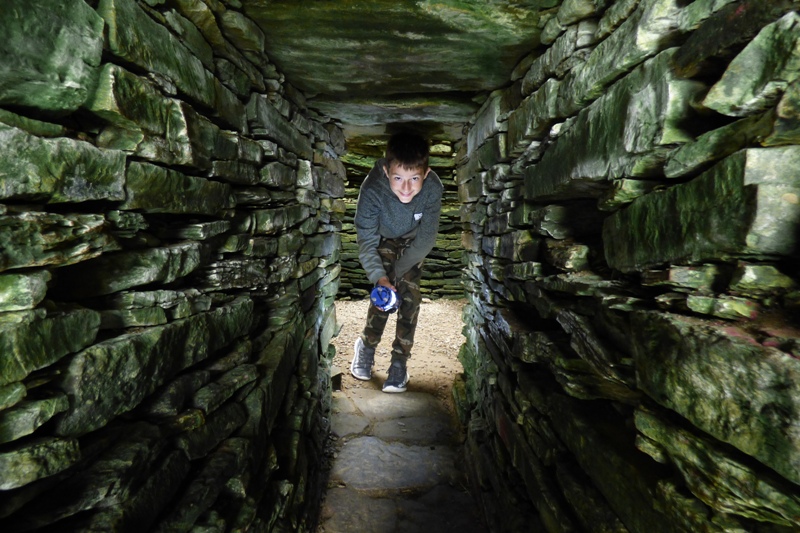 Entrance passage to Unstan Chambered Cairn