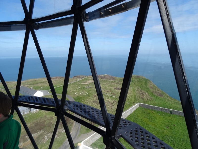 View from top of Mull of Galloway lighthouse