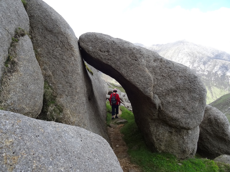 Weird rock formation on Beinn Tarsuinn