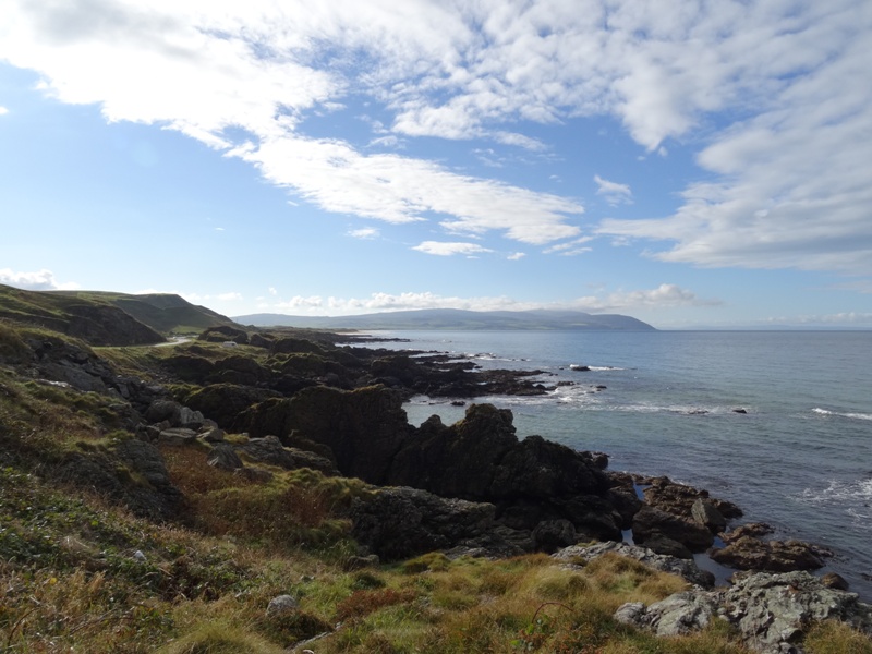 View of west coast of Kintyre looking towards Machrihanish bay