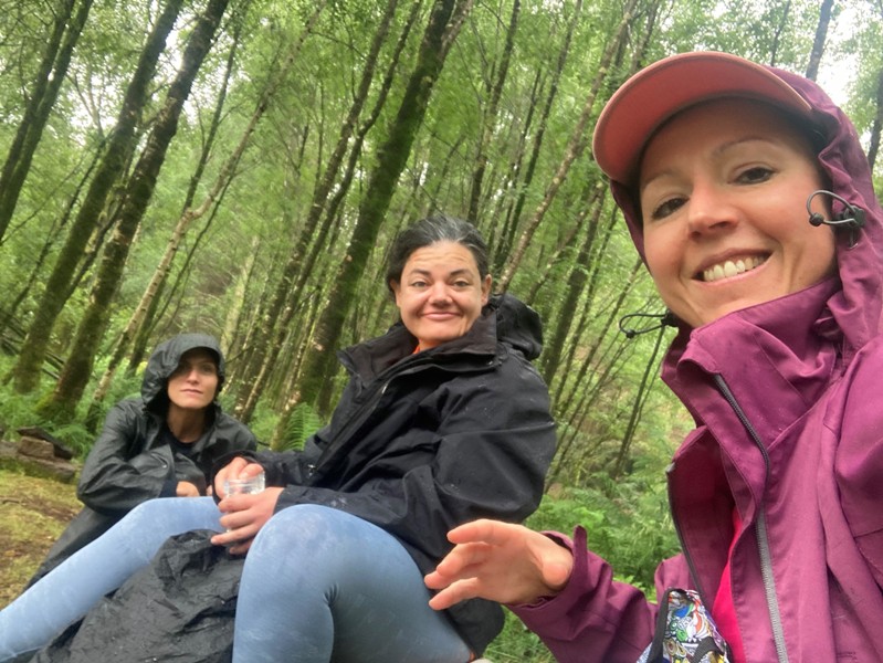 Appropriate clothing for coping with wet weather on the West Highland Way