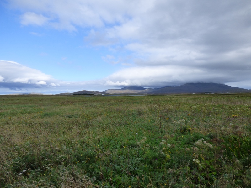 The wide open landscape typical of South Uist