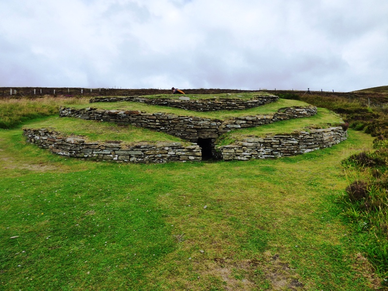 Wideford Hill Neolithic Burial Cairn on Orkney