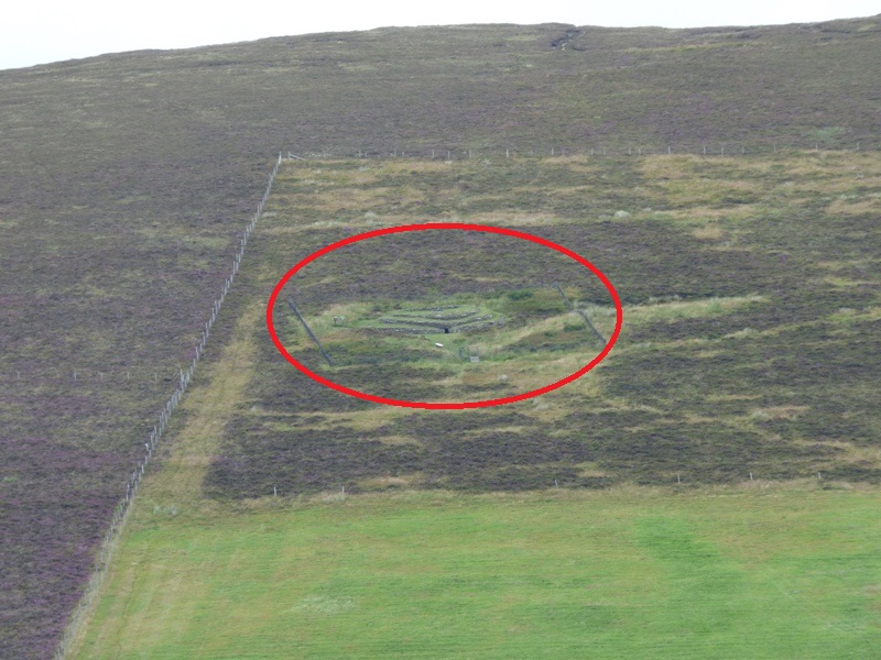 Wideford Hill Cairn viewed from a distance