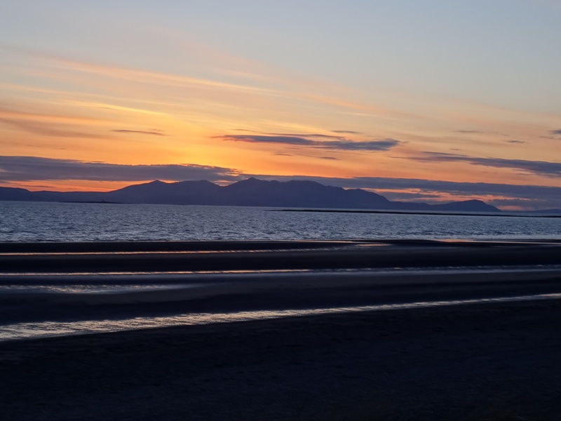 Isle of Arran viewed from Ayrshire coast Isle of Arran viewed from Ayrshire coast