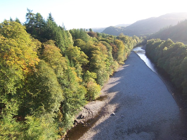 Killiecrankie woods in early Autumn