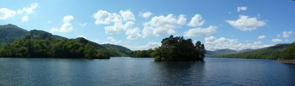 Loch Katrine Panoramic Loch Katrine panoramic