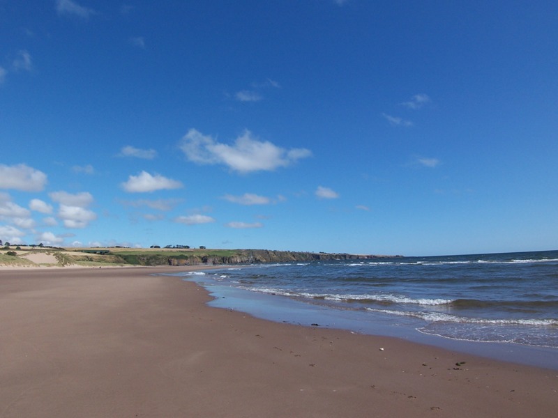 Lunan Bay amazing big sandy beach Lunan Bay amazing big sandy beach