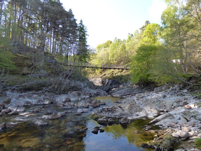 looking downstream to Monessie Gorge looking downstream to Monessie Gorge