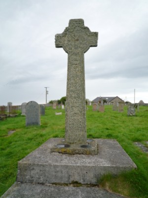 Wishing stone & Celtic Cross at Kilchoman