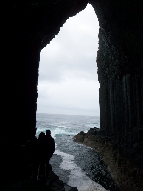 Inside Fingal's Cave Inside Fingal's Cave
