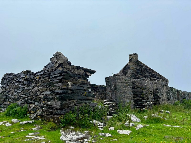 Riasg Buidhe abandoned village Riasg Buidhe abandoned village