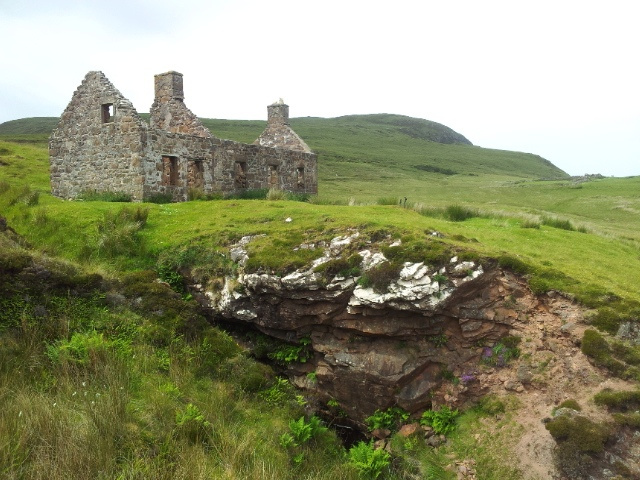 Haunted cottage at Sandwood Bay