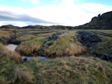 Remnants of old slate works