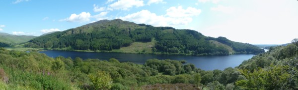 Panoramic view of Glen Trool