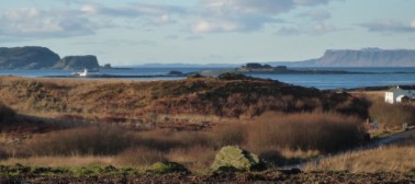 Views over the Garvellach islands